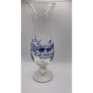 Vintage Large Size “Captain Anderson’s Restaurant On Grand Lagoon”. Glass Mug